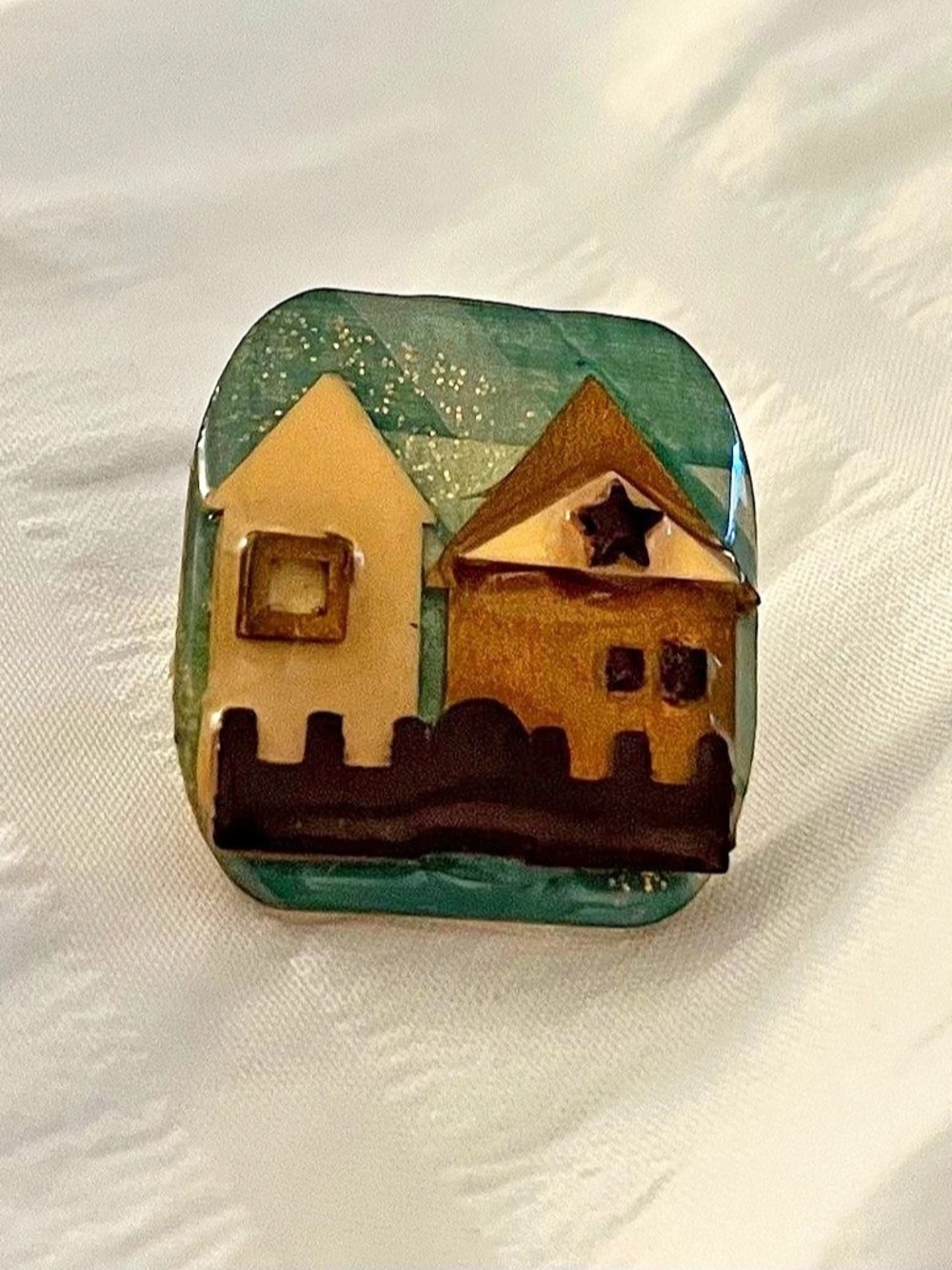Vintage Handmade House of Pins by Lucinda